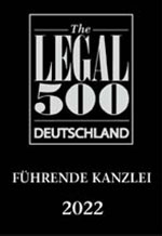 Auszeichnung The Legal 500 2022